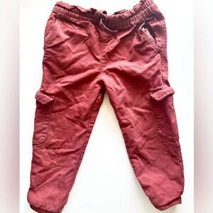 H&M Kids Cargo Joggers - Burgundy